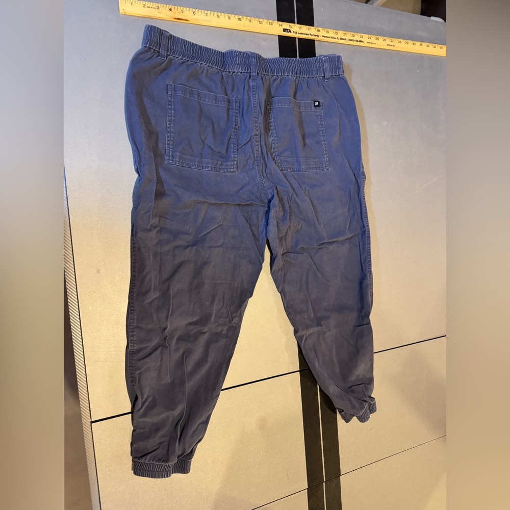 3 Gap Women’s XL Joggers- Black, Blue, Tan - Picture 9 of 16